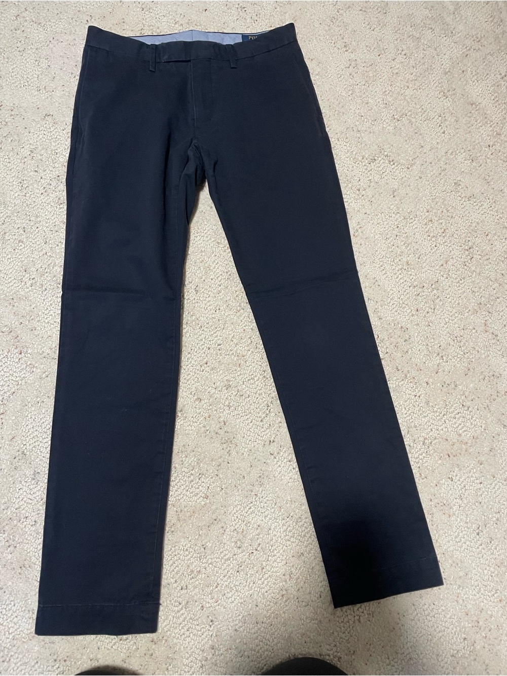 Classic Polo Ralph Lauren Navy Slim Fit Pants